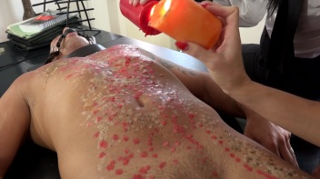 Two Sexy Dommes Torture Dude With Wax Screencap 34 on www.sinx.com