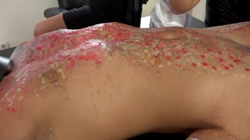 Two Sexy Dommes Torture Dude With Wax Screencap 37 on www.sinx.com