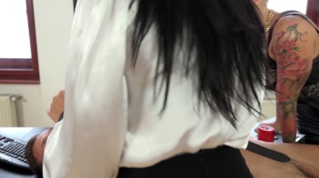 Two Sexy Dommes Torture Dude With Wax Screencap 7 on www.sinx.com