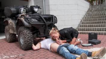 Getting a golden shower after a cumshot Screencap 11 on www.sinx.com