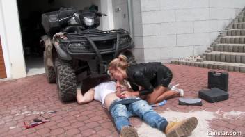 Getting a golden shower after a cumshot Screencap 20 on www.sinx.com