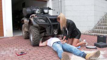 Getting a golden shower after a cumshot Screencap 3 on www.sinx.com