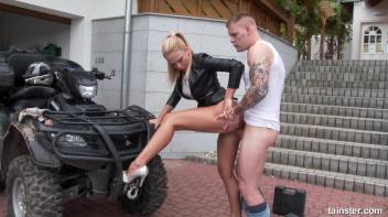 Getting a golden shower after a cumshot Screencap 54 on www.sinx.com