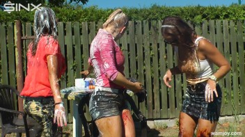 Extreme WAM Games Leave Hot Girls Covered Screencap 41 on www.sinx.com