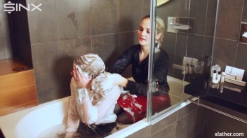 Hotties Wet And Messy Hair Washing Screencap 41 on www.sinx.com