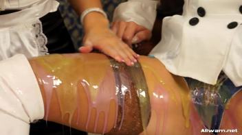 Gina's Creamy Satin Maid Screencap 24 on www.sinx.com