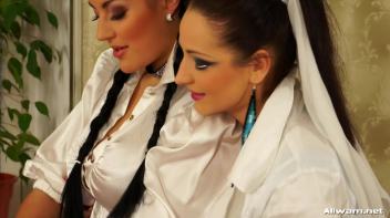 Gina's Creamy Satin Maid Screencap 7 on www.sinx.com