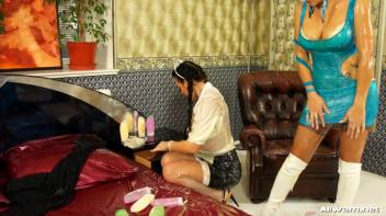 Gina's Creamy Satin Maid Screencap 74 on www.sinx.com