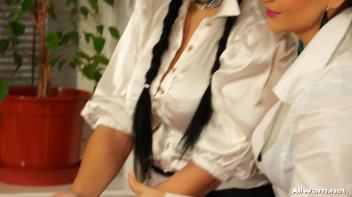 Gina's Creamy Satin Maid Screencap 8 on www.sinx.com