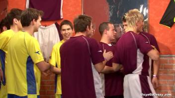 GGC 33 Behind The Locker Room Door Part 1 Screencap 5 on www.sinx.com