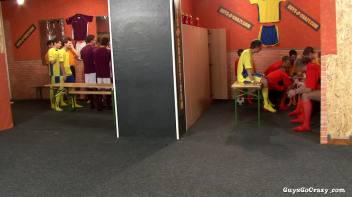 GGC 33 Behind The Locker Room Door Part 1 Screencap 3 on www.sinx.com