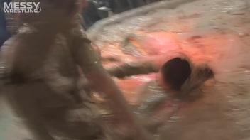 Muddy Wrestling: Roughin' Up The Ring In Leather! 2 Amateur Battles - Audience vs. Audience Screencap 13 on www.sinx.com