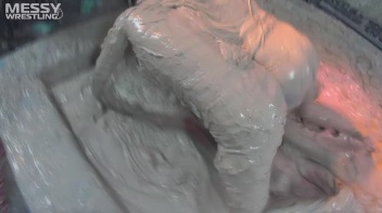 Muddy Wrestling: Roughin' Up The Ring In Leather! 2 Amateur Battles - Audience vs. Audience Screencap 33 on www.sinx.com