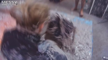 Muddy Wrestling: Roughin' Up The Ring In Leather! 2 Amateur Battles - Audience vs. Audience Screencap 44 on www.sinx.com