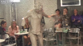 Muddy Wrestling: Roughin' Up The Ring In Leather! 2 Amateur Battles - Audience vs. Audience Screencap 61 on www.sinx.com