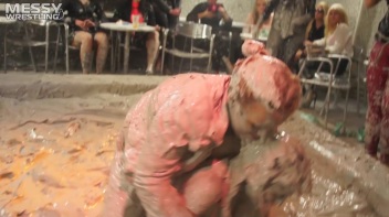 Muddy Wrestling: Roughin' Up The Ring In Leather! 2 Amateur Battles - Audience vs. Audience Screencap 67 on www.sinx.com