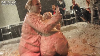 Muddy Wrestling: Roughin' Up The Ring In Leather! 2 Amateur Battles - Audience vs. Audience Screencap 68 on www.sinx.com