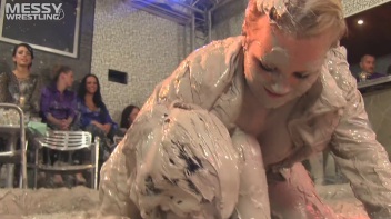 Muddy Wrestling: Roughin' Up The Ring In Leather! 2 Amateur Battles - Audience vs. Audience Screencap 69 on www.sinx.com