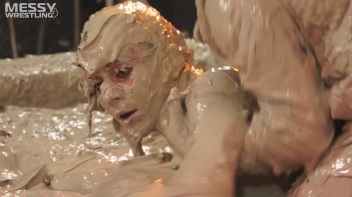 Muddy Wrestling: Roughin' Up The Ring In Leather! 2 Amateur Battles - Audience vs. Audience Screencap 70 on www.sinx.com