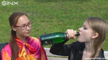 Cuties Drink Champagne Second Hand - Cam 1 Screencap 40 on www.sinx.com