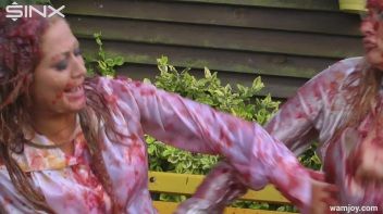 Eating In Secret Gets This Girl Gunged Screencap 27 on www.sinx.com