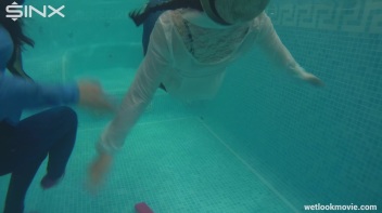 Sexy European Girls Swim In Clothes Screencap 20 on www.sinx.com