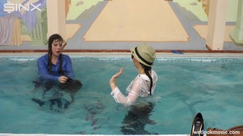 Sexy European Girls Swim In Clothes Screencap 29 on www.sinx.com