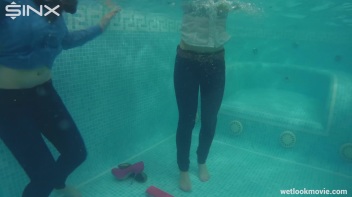 Sexy European Girls Swim In Clothes Screencap 30 on www.sinx.com