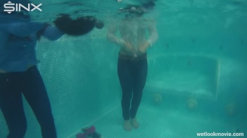 Sexy European Girls Swim In Clothes Screencap 31 on www.sinx.com