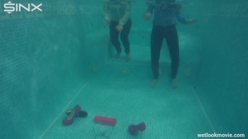 Sexy European Girls Swim In Clothes Screencap 34 on www.sinx.com