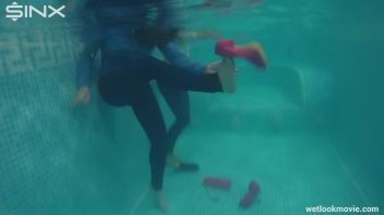 Sexy European Girls Swim In Clothes Screencap 39 on www.sinx.com