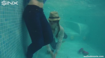 Sexy European Girls Swim In Clothes Screencap 48 on www.sinx.com