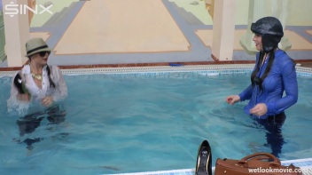 Sexy European Girls Swim In Clothes Screencap 51 on www.sinx.com