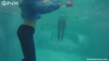 Sexy European Girls Swim In Clothes Screencap 54 on www.sinx.com