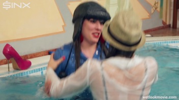 Sexy European Girls Swim In Clothes Screencap 58 on www.sinx.com