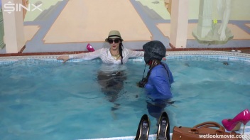 Sexy European Girls Swim In Clothes Screencap 62 on www.sinx.com