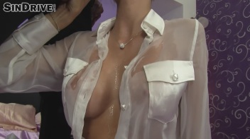 Shiny Pop Star Deep Throats The Meat Mic Until Soaked In Spit Screencap 53 on www.sinx.com