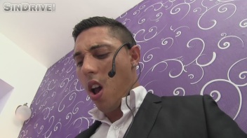Shiny Pop Star Deep Throats The Meat Mic Until Soaked In Spit Screencap 17 on www.sinx.com