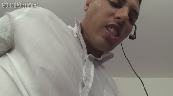 Shiny Pop Star Deep Throats The Meat Mic Until Soaked In Spit Screencap 47 on www.sinx.com