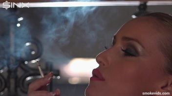 Blonde Tease Coyly Smoking Screencap 43 on www.sinx.com
