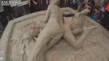 8 Chicks Messy Wrestling: Muddy, Nasty, And Ready For A Triple Babe Free For All! Action Cam Footage! Screencap 14 on www.sinx.com