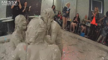 8 Chicks Messy Wrestling: Muddy, Nasty, And Ready For A Triple Babe Free For All! Action Cam Footage! Screencap 20 on www.sinx.com
