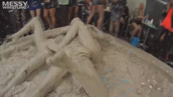 8 Chicks Messy Wrestling: Muddy, Nasty, And Ready For A Triple Babe Free For All! Action Cam Footage! Screencap 21 on www.sinx.com