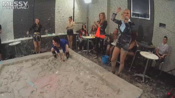 8 Chicks Messy Wrestling: Muddy, Nasty, And Ready For A Triple Babe Free For All! Action Cam Footage! Screencap 24 on www.sinx.com