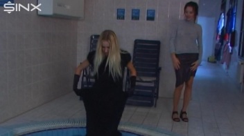 Gorgeous Models Get Wet For The Gym Guys! Screencap 22 on www.sinx.com