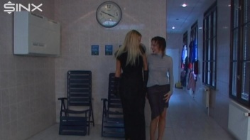 Gorgeous Models Get Wet For The Gym Guys! Screencap 25 on www.sinx.com