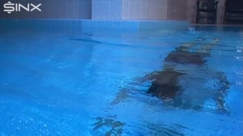 Gorgeous Models Get Wet For The Gym Guys! Screencap 10 on www.sinx.com