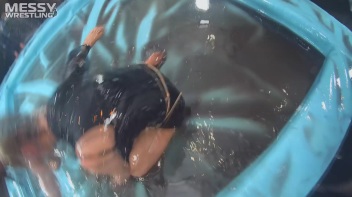 Messy Wrestling: Stylish, Feisty, And Ready To Rock That Oil!  4 Action Cam Battles With 8 Crazy Babes!! Screencap 20 on www.sinx.com