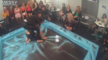 Messy Wrestling: Stylish, Feisty, And Ready To Rock That Oil!  4 Action Cam Battles With 8 Crazy Babes!! Screencap 27 on www.sinx.com