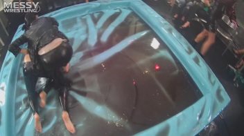 Messy Wrestling: Stylish, Feisty, And Ready To Rock That Oil!  4 Action Cam Battles With 8 Crazy Babes!! Screencap 34 on www.sinx.com